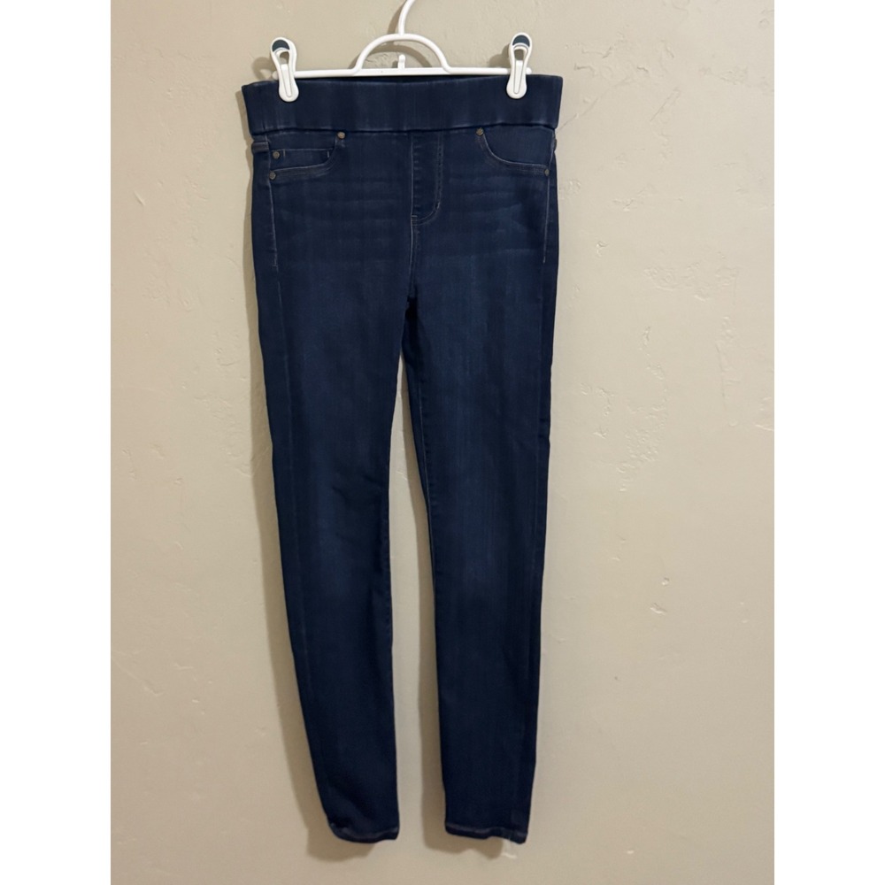 Liverpool jeans 4/27 ankle skinny dark wash pull-on stretch high waist